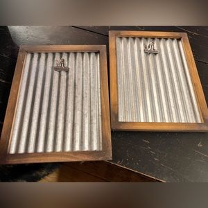 Rustic tin frames